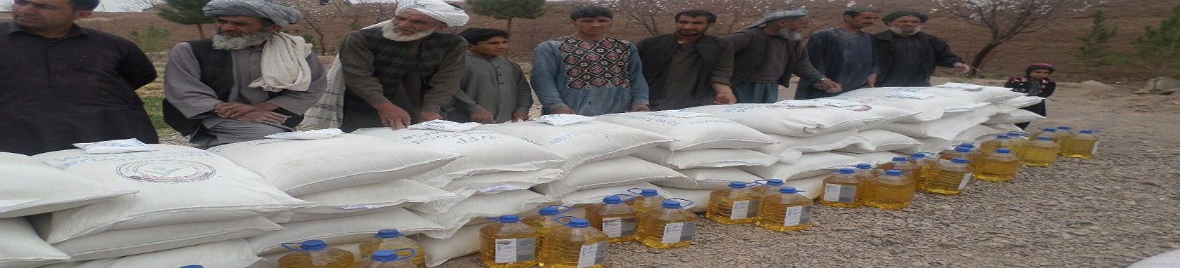 Food distribution for 27 conflicted affected vulnerable families in Karukh district
