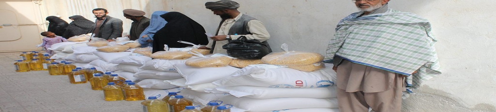 Food distribution for 18 conflicted affected vulnerable families